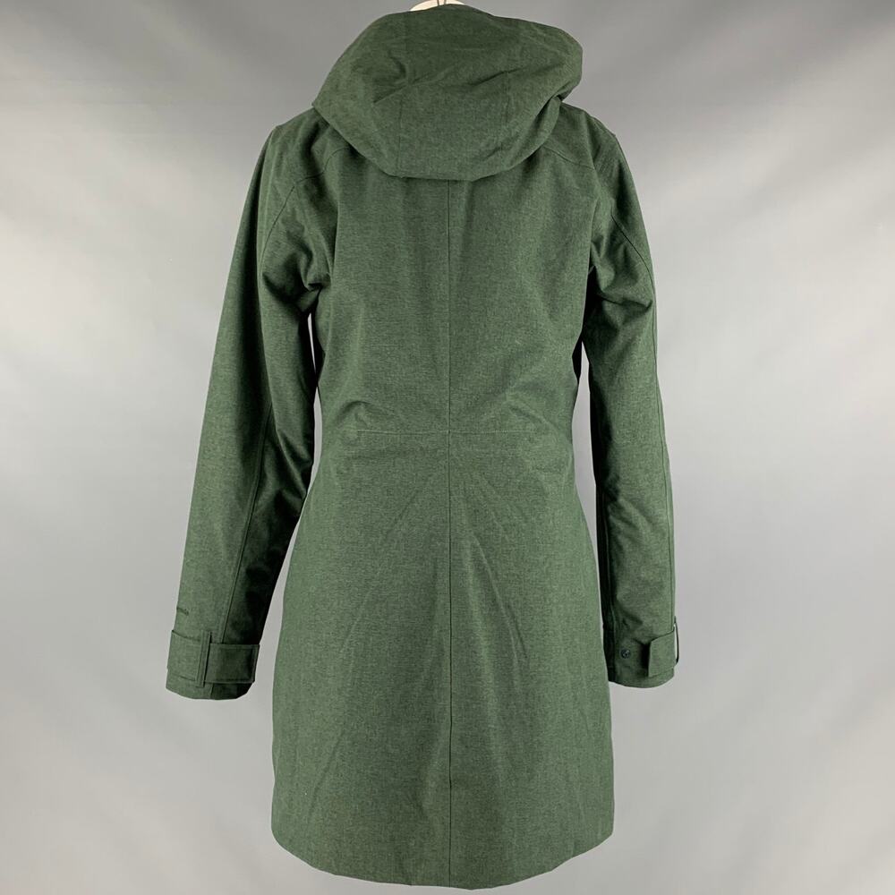 PATAGONIA Size M Green Nylon Hooded Coat - Picture 3 of 8